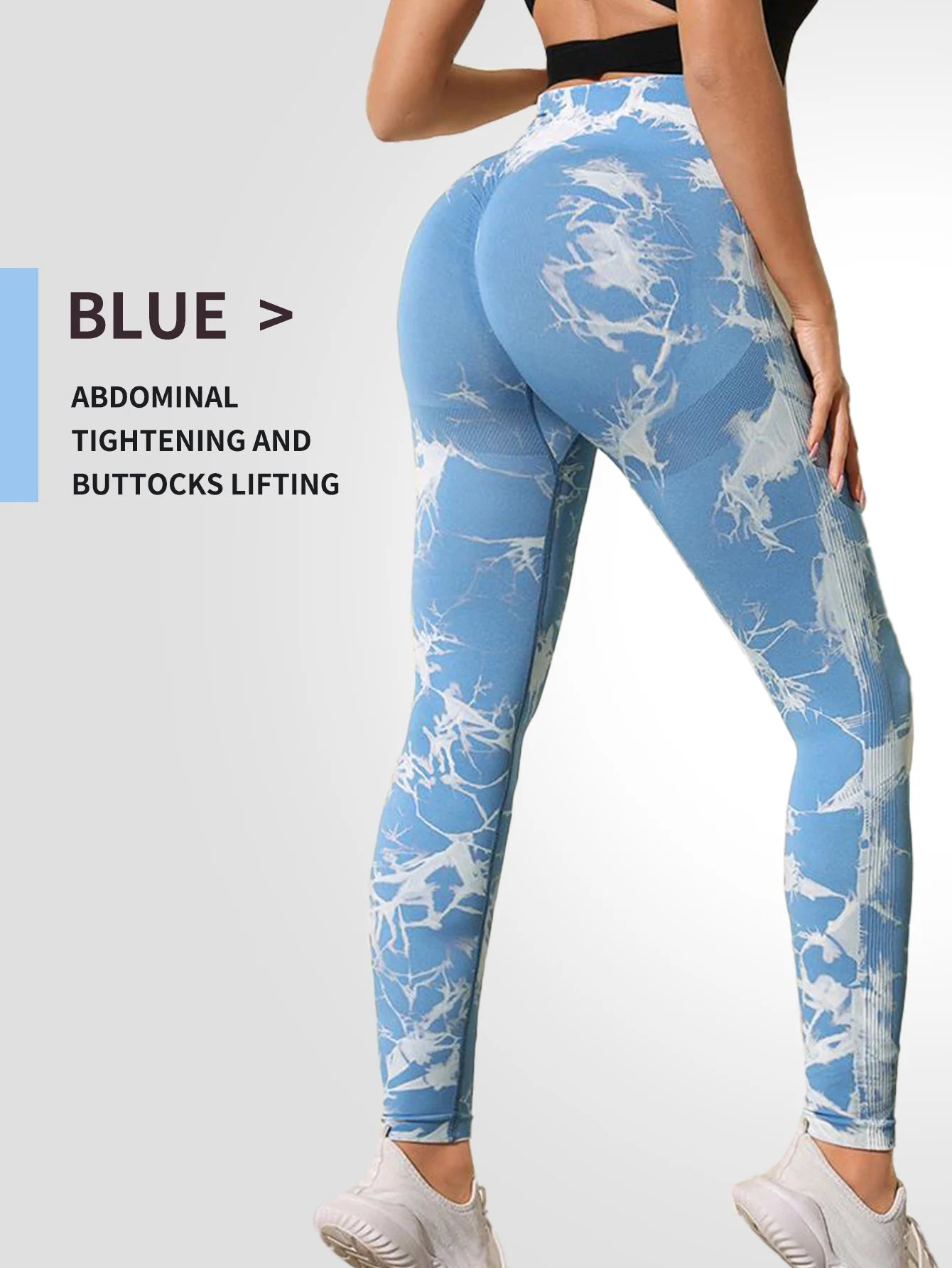 Calça Legging Feminina Yoga Cintura Alta Sem Costura Push Up para Academia Fitness Treino Esportiva
