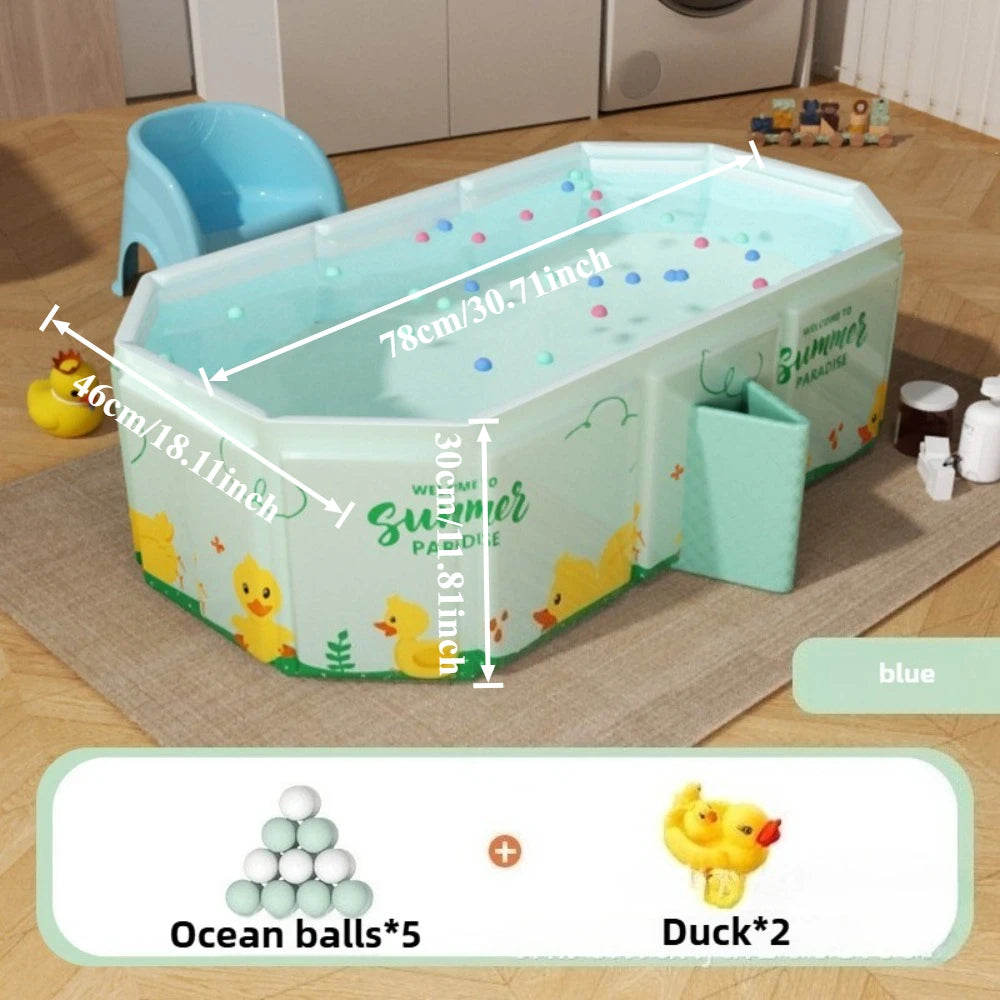 Large Foldable Full-Body Bathtub