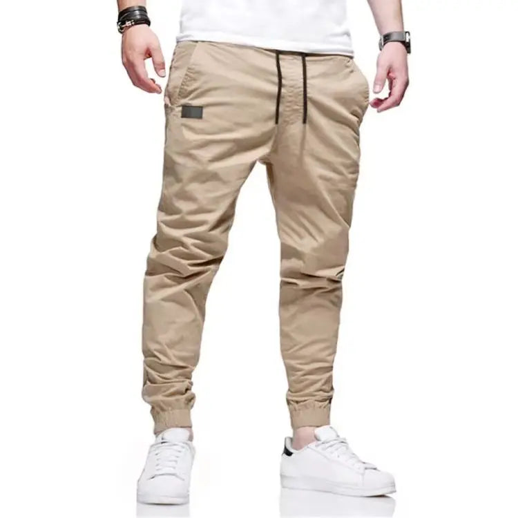 Novas Calças Masculinas Esportivas Casuais Moletom Jogger Cargo Masculina Harem Calça Lápis Calça de Moletom Multi-bolso