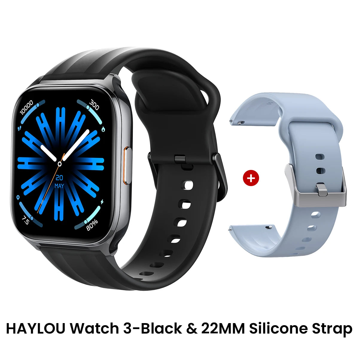 HAYLOU Watch 3 AMOLED 1.85 Voice Calling 150+ Sports 1ATM