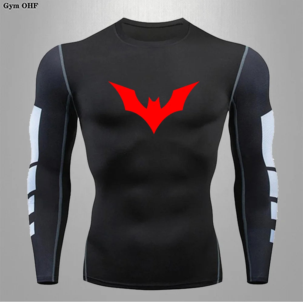 Camiseta Compressão Masculina Spider — Performance e Visual Único