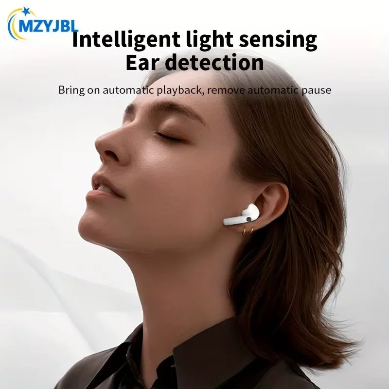 Fones de Ouvido Sem Fio Bluetooth, Cancelamento de Ruído ANC/ENC, Intra-auriculares com Tela de Toque Multifuncional, para iOS Android