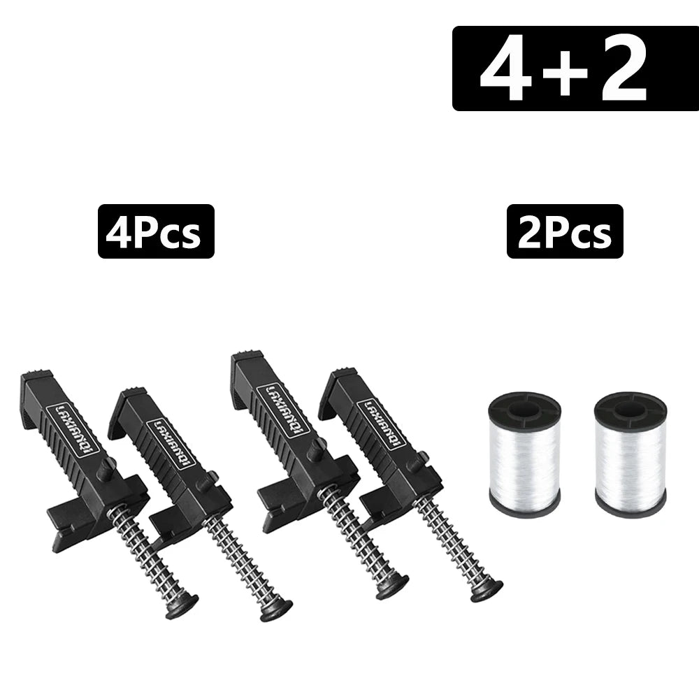 1-6pcs Bricklaying Wire Drawer Liner Construction Tool Bricklaying Wall Builder Building Wire Frame Brick Liner Runner Levelers