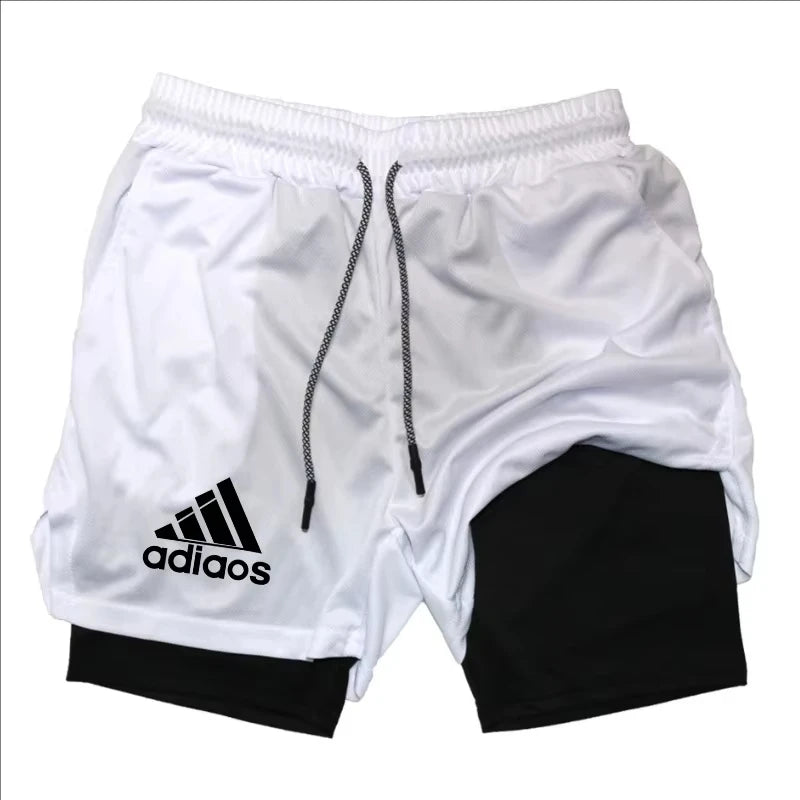 Men's compression shorts running training sports shorts summer gym...