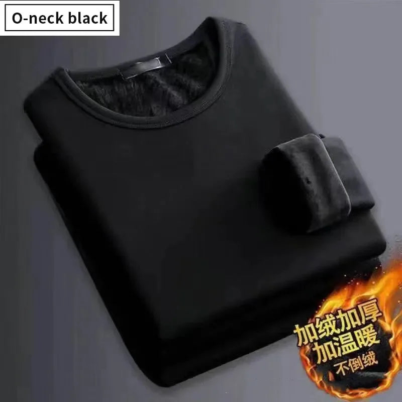 Camiseta Aveludada Masculina — Quentinha e Estilosa para o Inverno
