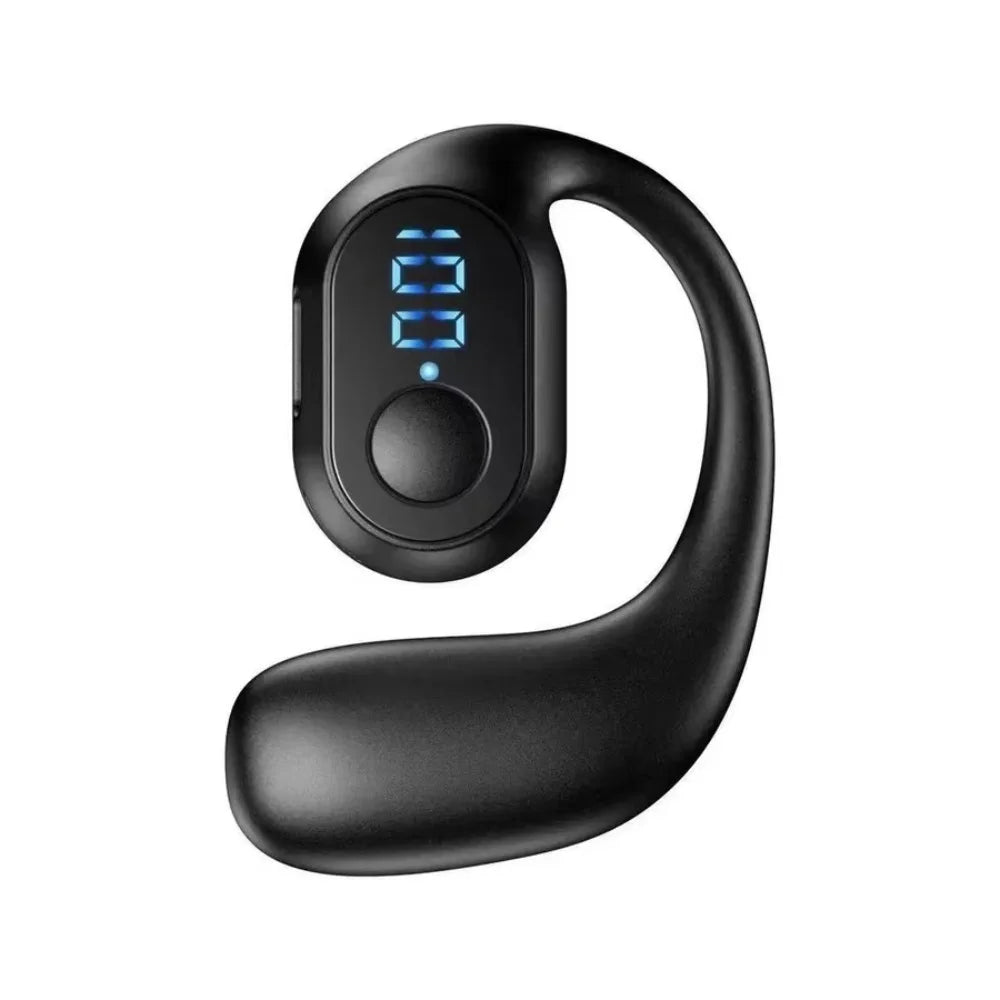 Fones de ouvido sem fio intra-auriculares Bluetooth 5.3 Mini viva-voz à prova d'água Fone de ouvido esportivo Fone de ouvido único OWS Fone de ouvido de música HiFi