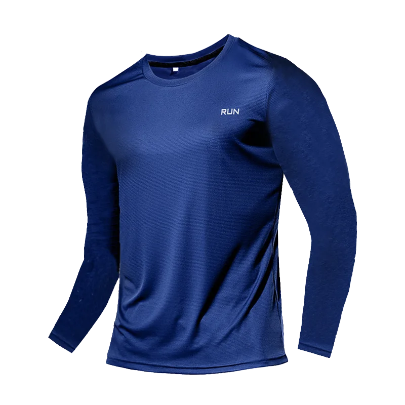 Camiseta Masculina Manga Longa Secagem Rápida — Conforto Total