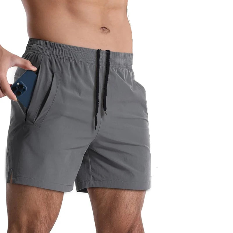 Shorts Masculinos de Corrida Academia Fitness Esporte Secagem Rápida Treino Academia Fitness Jogging Calção Verão