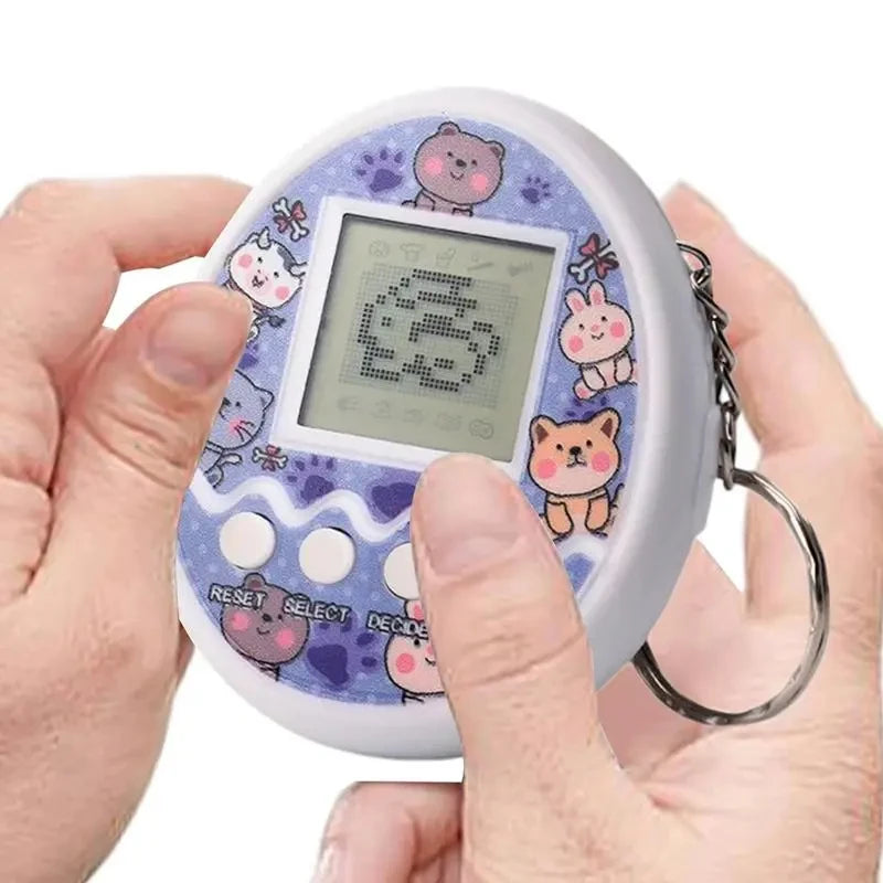 Brinquedo Eletrônico Tamagotchi Virtual em Russo Original Alemão Espanhol Polonês, Brinquedos de Animais Digitais Pixel para Crianças