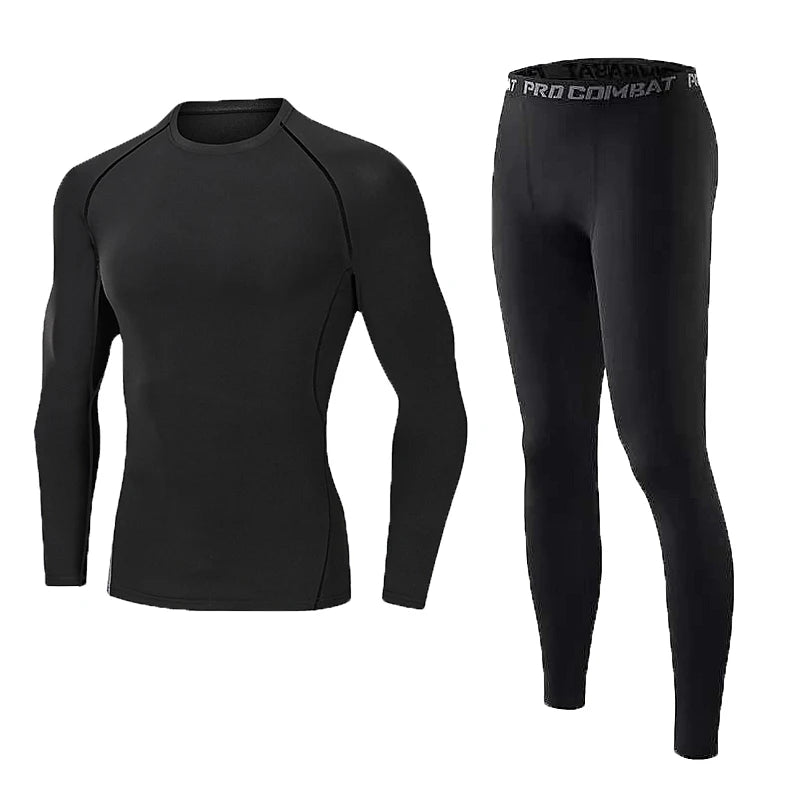 Uma peça de blusa masculina justa de manga comprida, fina, de secagem rápida e alta elasticidade para fitness, adequada para esportes de primavera e verão