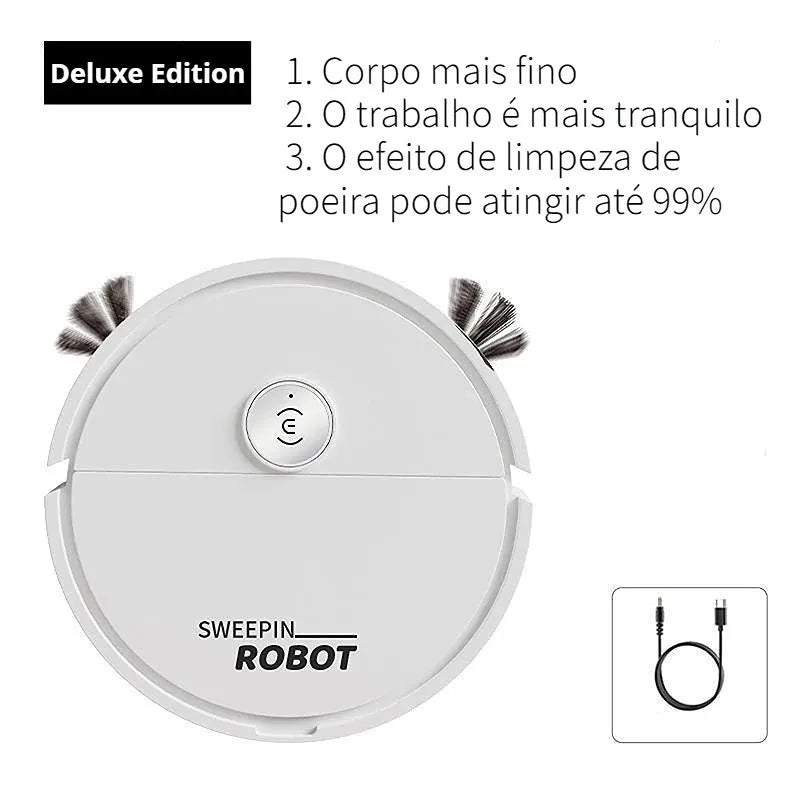 Robot Sweeping/Vacuum Cleaner 1200 Automatic PA 3 In 1 Intelligent And Silent Robotic Home Cleaning