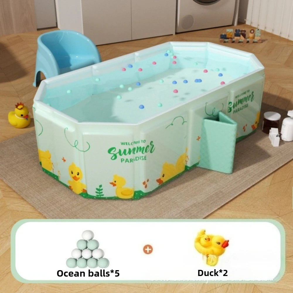 Large Foldable Full-Body Bathtub