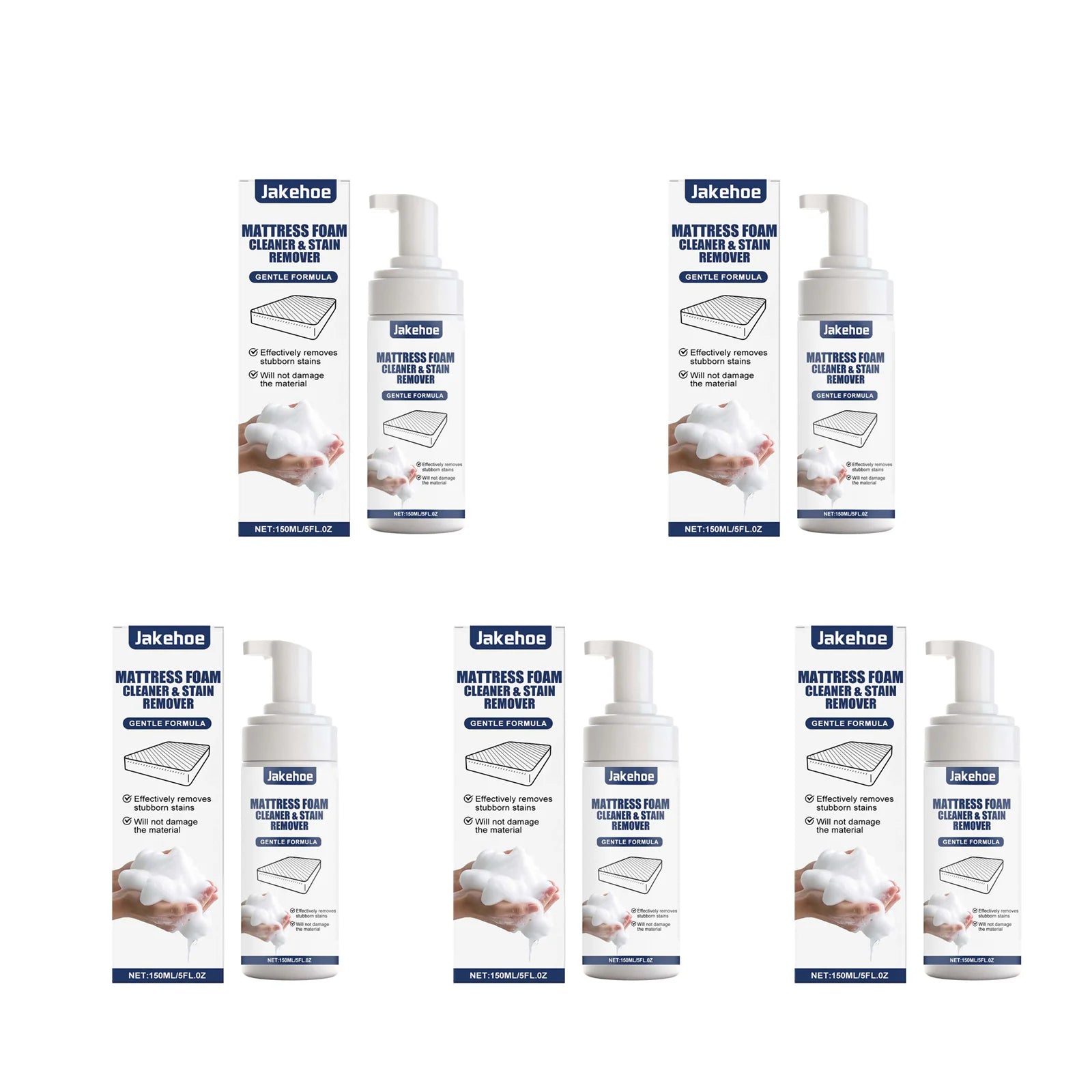 Mattress Cleaner 150Ml Household Deep Cleaning Solution For Mattresses & Carpets Removes Oil Stains And Dirt Revitalizes Fabrics