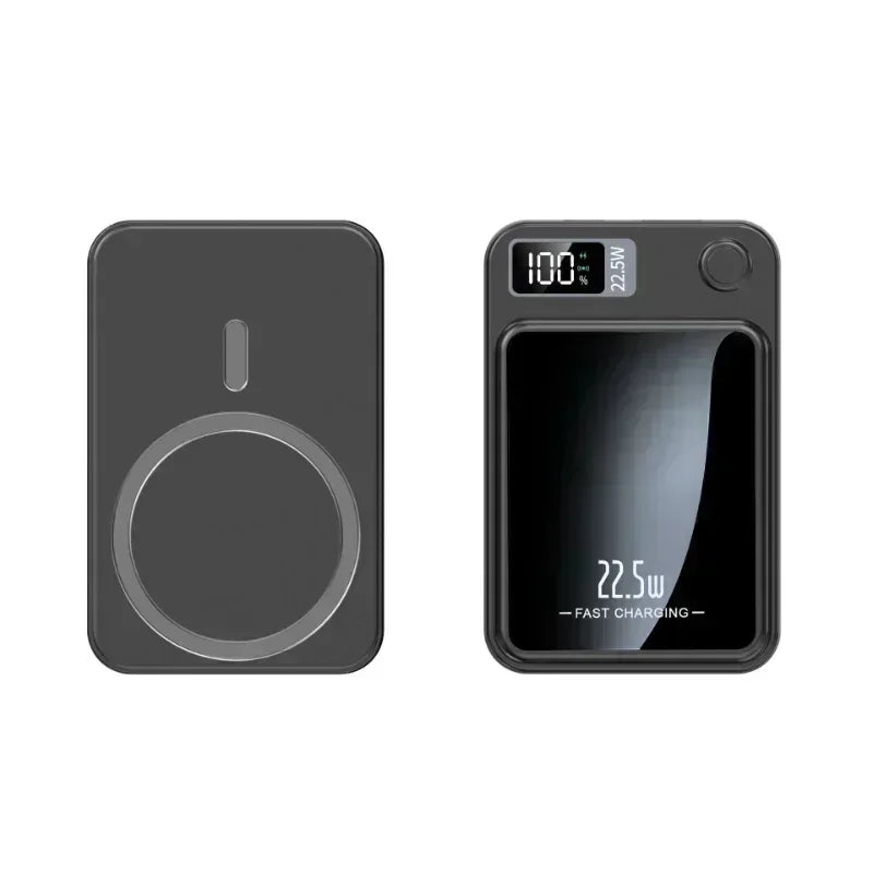 Power Bank Magnético 50000mAh Carregamento Rápido Sem Fio de Grande Capacidade