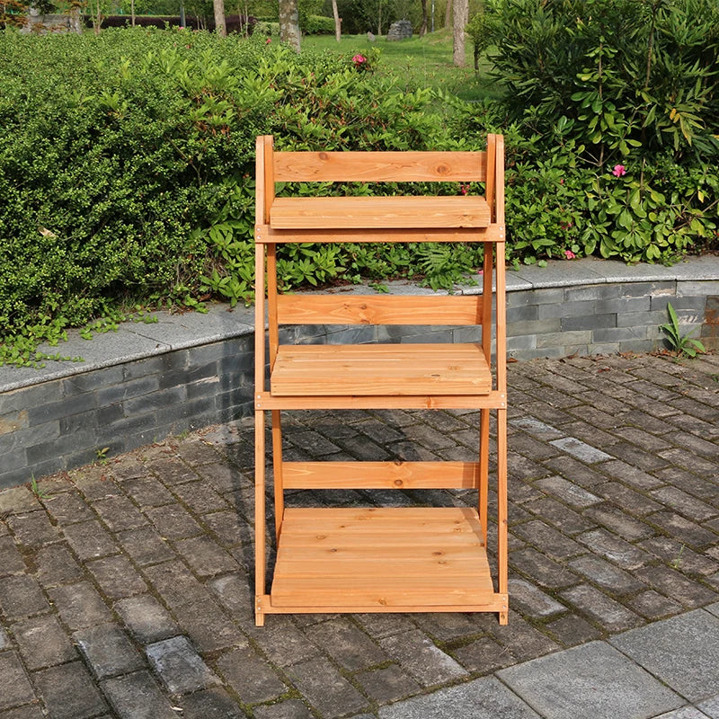 Garden Furniture Wood 3 Tier