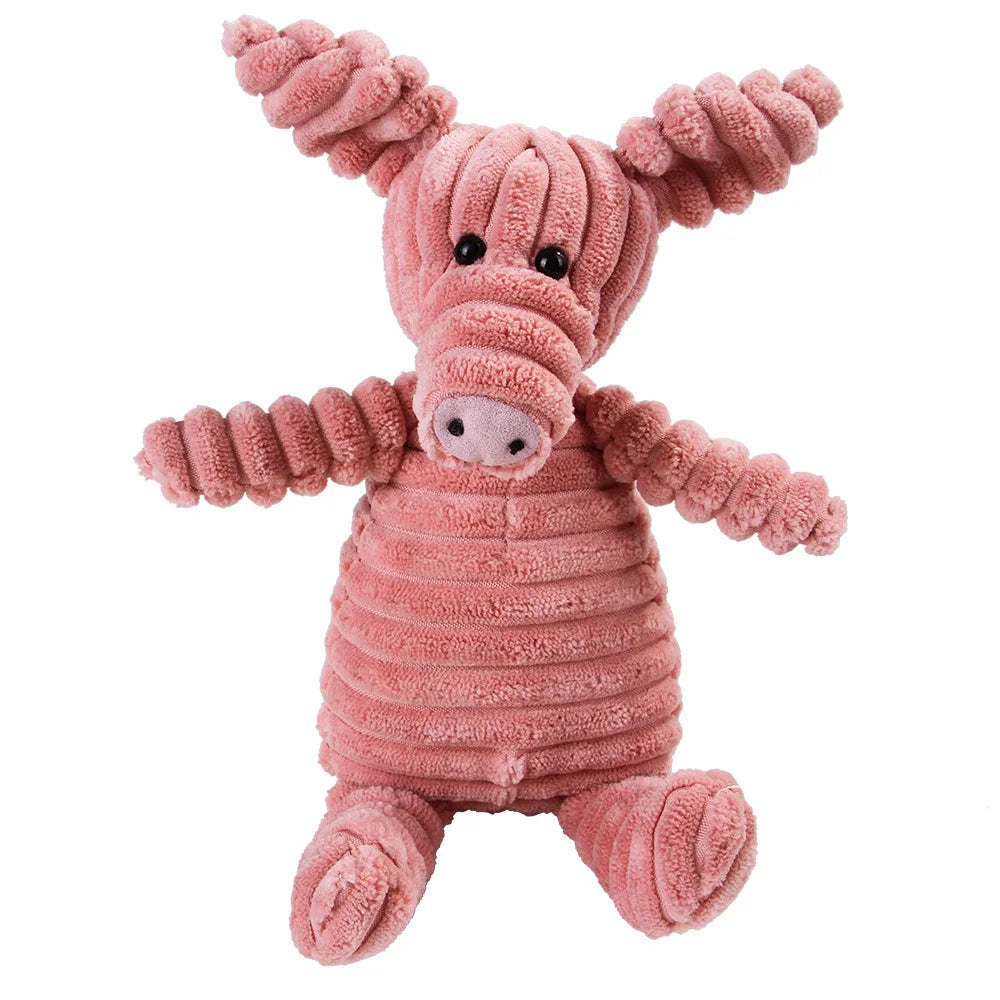 Pet Cachorro Molar Toy Vent Treino Corduroy Monkey Pig Voice...