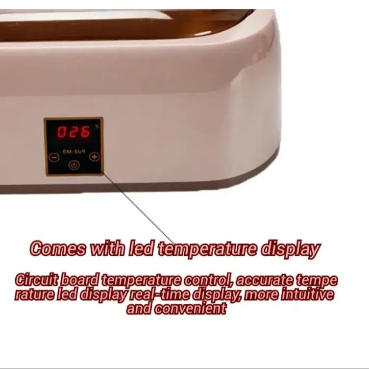 Máquina de Terapia de Cera de Parafina com Display Digital 4000 mL com Aquecedor Rápido para Hidratação Profunda da Pele das Mãos e Pés