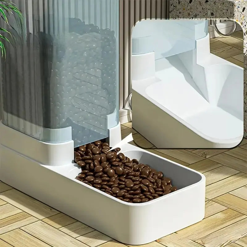 Automatic Dog Feeder Water Dispenser Gravity Set