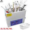Limpador Ultrassônico 2L 3L 6L 10L Ultrasound Bath para Glasses...