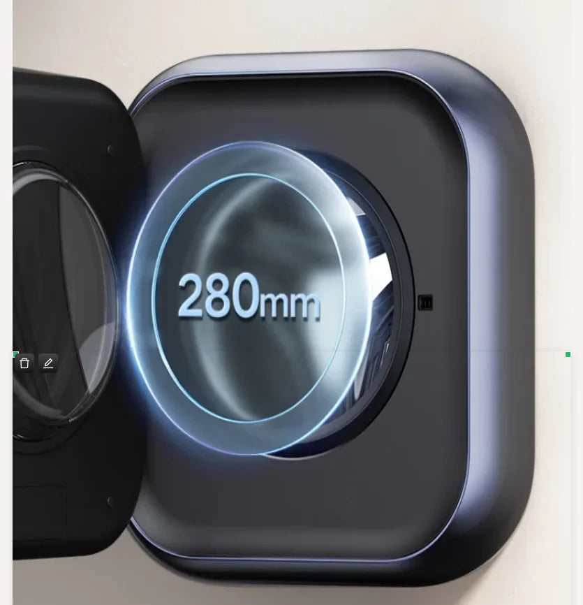 220V Littleswan Wall Mounted Mini Washing Machine with Dryer for Underwear Baby Laundry CAL