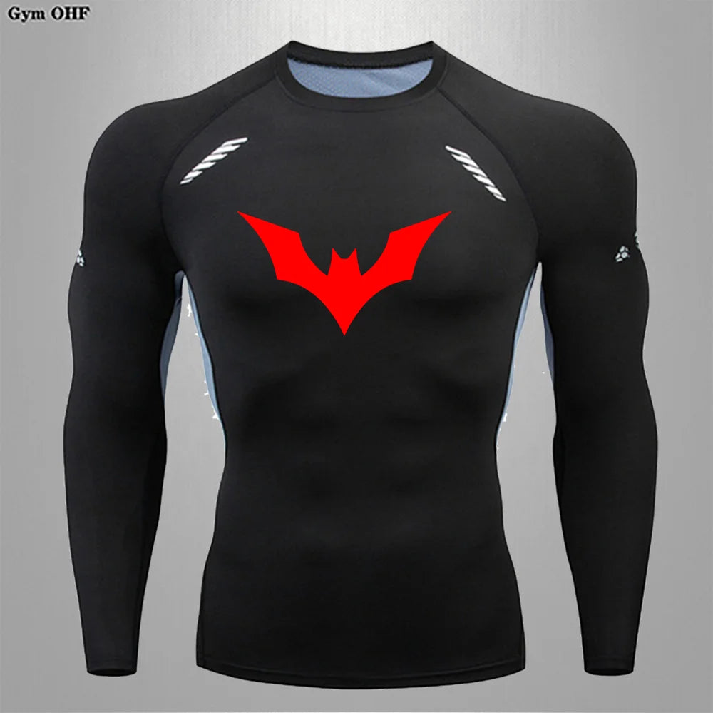 Camiseta Compressão Masculina Spider — Performance e Visual Único