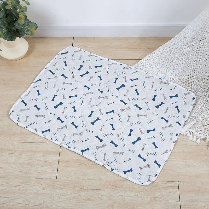Washable Pet Pee Pad Pet Diaper Mat Reusable Mats For Dogs Dog Bed Urine Washable Dog Training Pad Four Seasons Pet Mat Cover