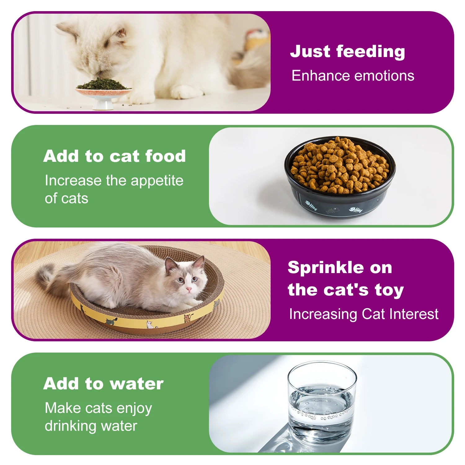 Brinquedos para gatos - Silvervine Catnip para gatos, Catnip 100% natural, chá de ervas, folha solta, 210 ml, seguro para gatos de todas as idades, suprimento para animais de estimação