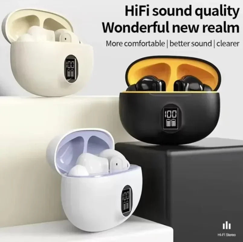 NOVO Fone de Ouvido Headset TWS Sem Fio Jogo Bluetooth com Microfone Redução de Ruído Baixo de Alta Fidelidade