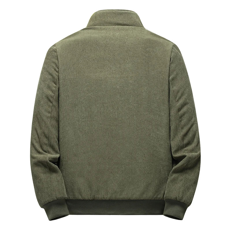 Jaqueta Masculina de Inverno 2025 Quente Grossa de Marca com Fleece Moda Corta-Vento para Ar Livre Casaco Masculino Outono Jaqueta Clássica Casual Masculina