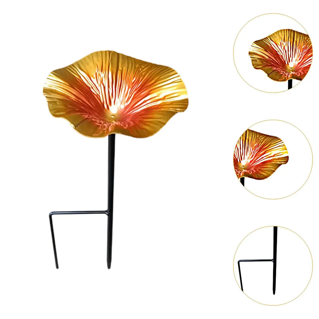 Garden Bird Bath with Detachable Pole