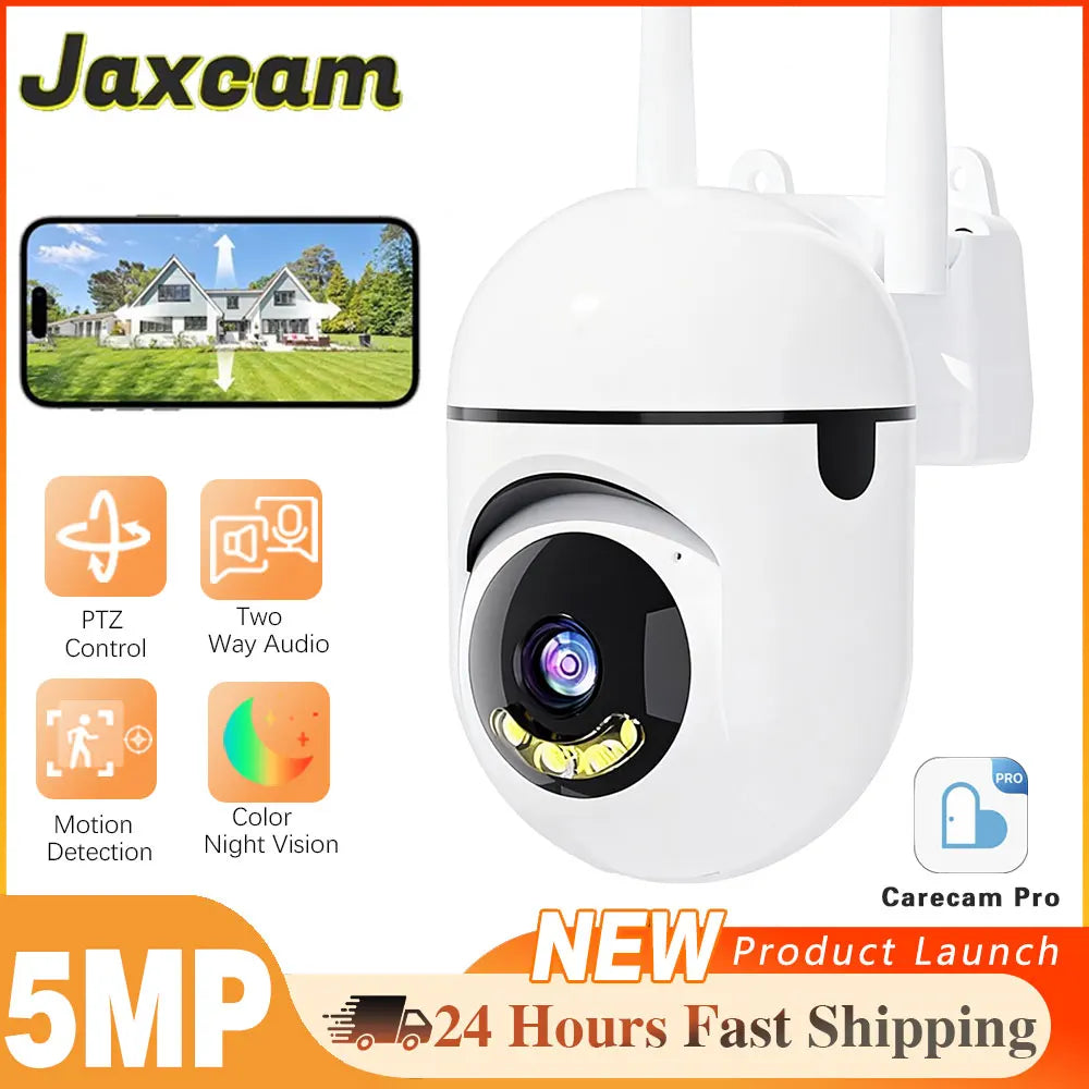 Carecam Pro 5MP - Câmera HD - Câmera de Vigilância 355°