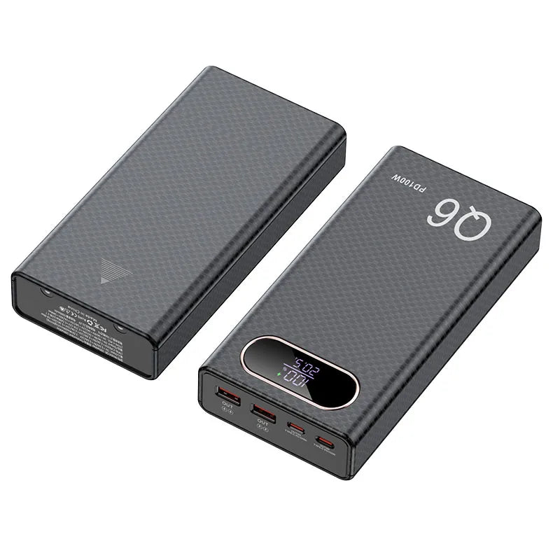 Power Bank DIY Kit 100W Carregamento Rápido Portátil