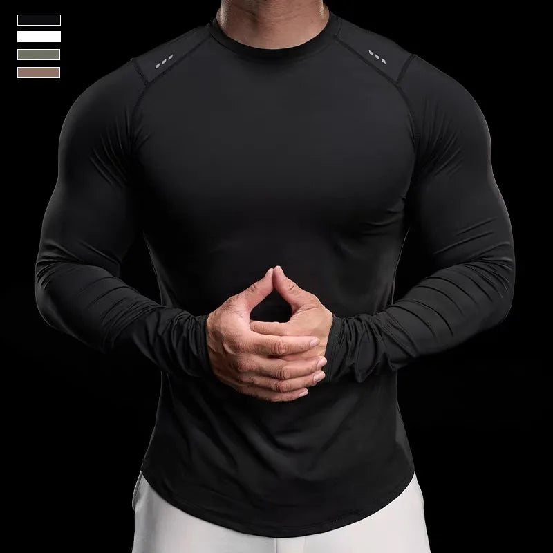 Camiseta Masculina Manga Longa para o Inverno — Aquecimento e Estilo