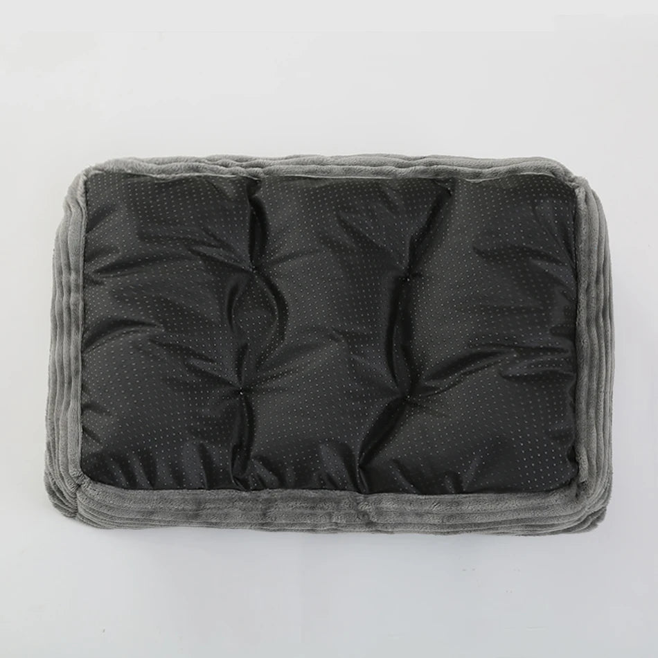Cama para Cães e Gatos, Quadrada, Pelúcia, Canil, Sofá-Cama para Cães de Porte Médio e Pequeno, Almofada Calmante para Pets, Casa, Artigos para Animais de Estimação, Inverno