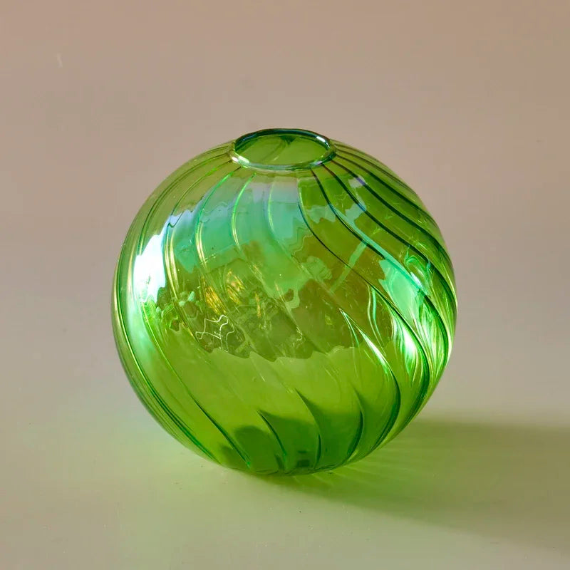 Decoração de Vasos Esféricos Furta-Cor