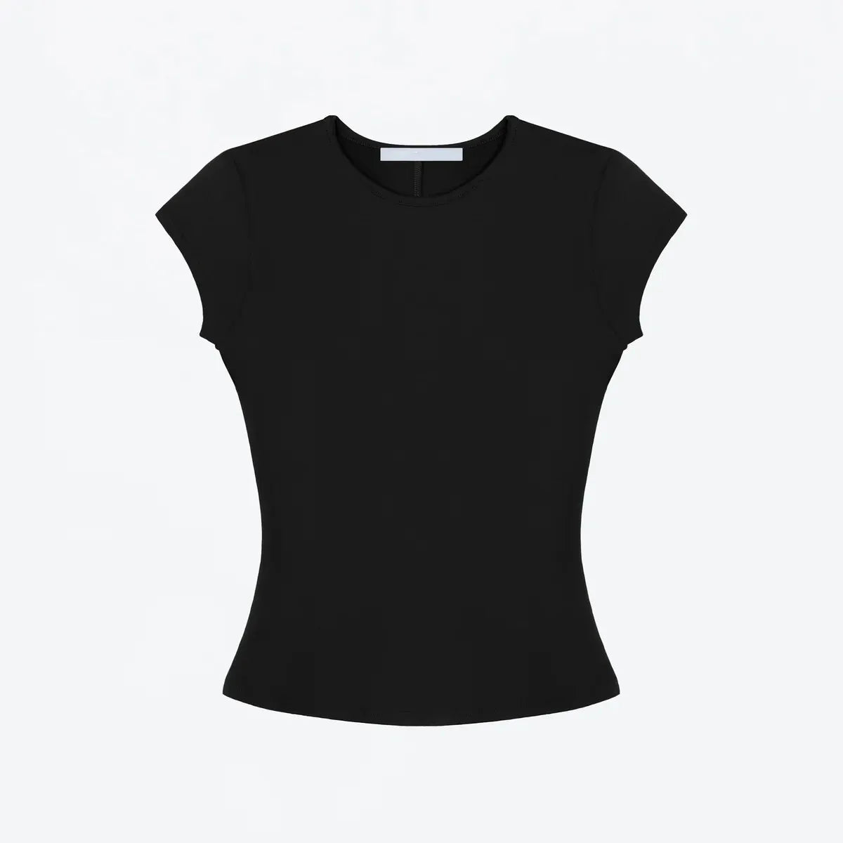 Regata Básica Slim Fit Gola Redonda Camiseta Slim Fit de Alta Elasticidade Ajustada Modelagem Hot Girl Blusa Curta Versátil Estilo Hot Girl Para o Dia a Dia Camiseta Slim Fit de Alta Elasticidade - verde M