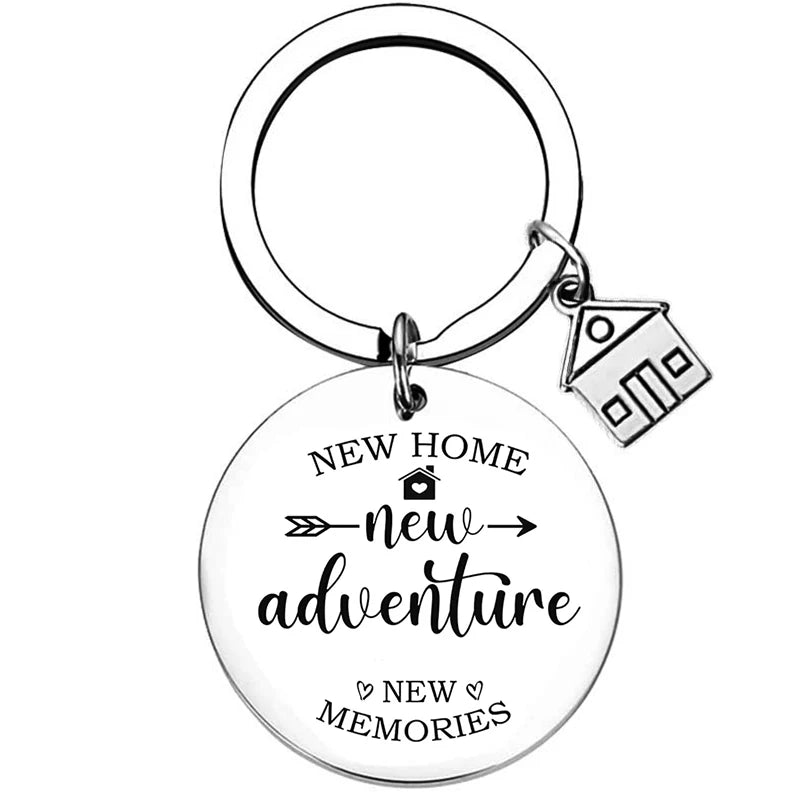Chaveiro de Aço Inoxidável WonderNest Novo Lar Chá de Casa Nova