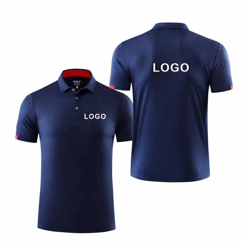 Summer Quick-Drying Polo T Shirt For Men Custom Logo Embroidery Printing Men And Women Golf shirts Personalized Design 2023 New