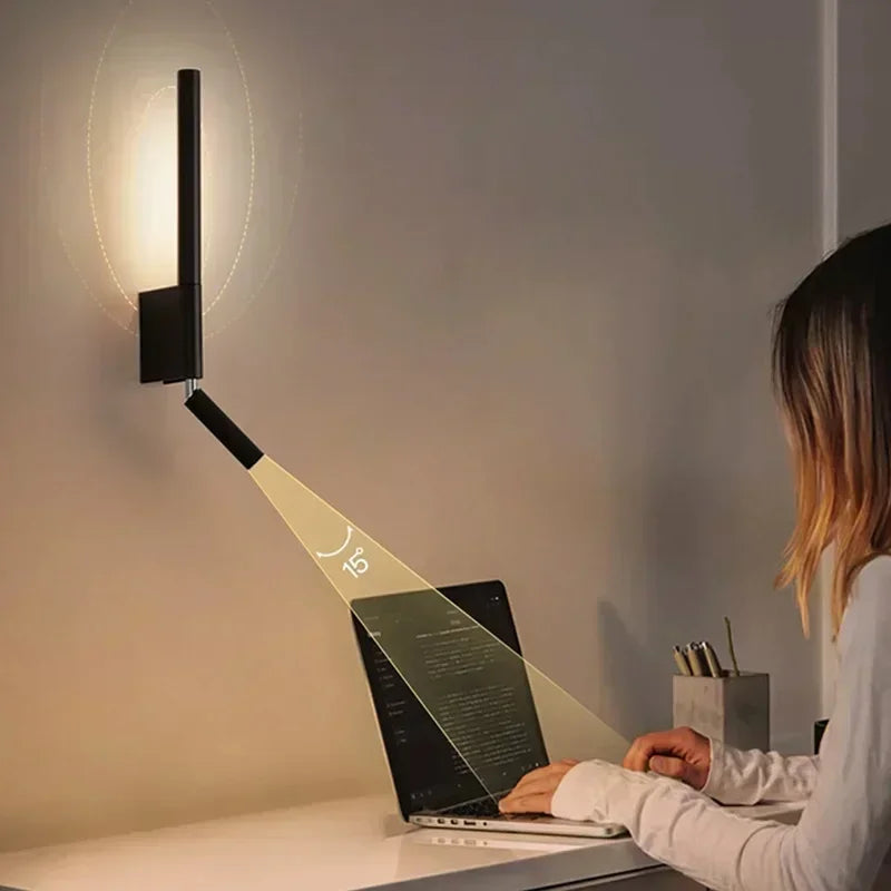 WonderNest Gold Left Wall Sconce 3-Color LED