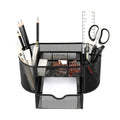 Mesh Desk Organizer Sturdy Metal Caneta Stand Student Stationery...
