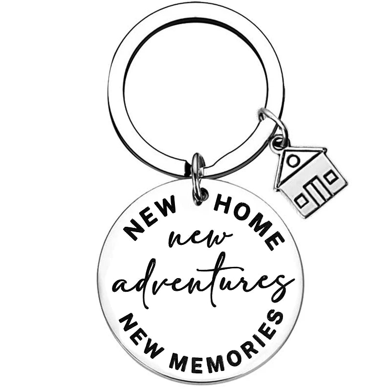 Chaveiro de Aço Inoxidável WonderNest Novo Lar Chá de Casa Nova