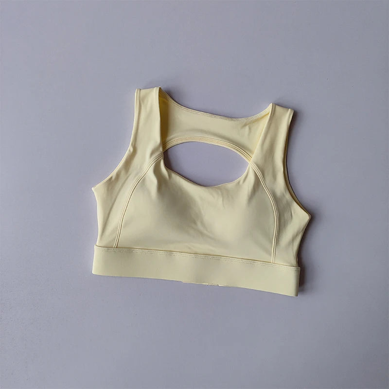 Lindo Sutiã Esportivo para Costas, Antichoque, para Corrida, Antiflacidez, Ioga, Sutiã de Treinamento de Alta Intensidade, Top Fitness, Colete