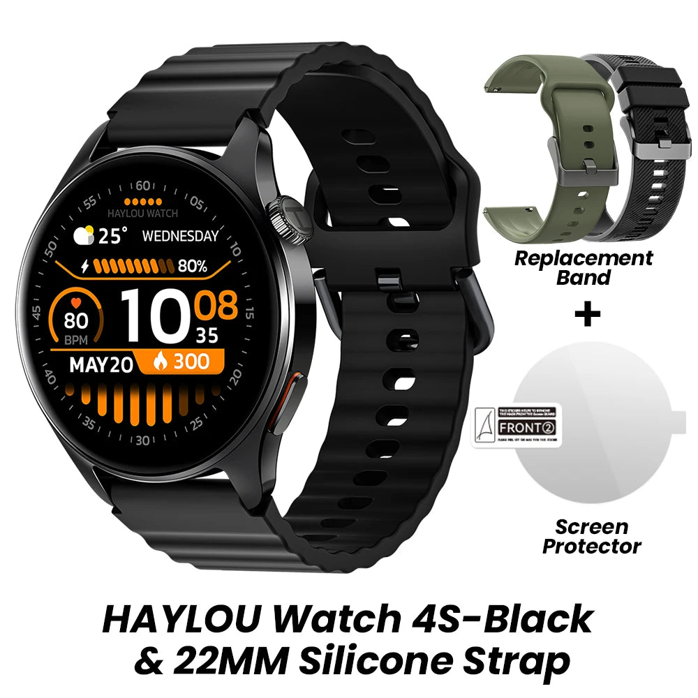 HAYLOU Watch 4S GPS AMOLED 1.43 5 Satellite 120+ Sports