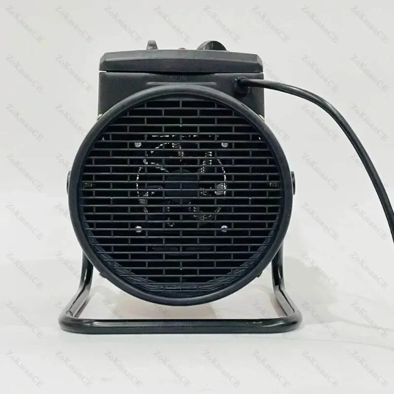 Aquecedor Elétrico Portátil Industrial, Soprador de Ar Quente Natural Ajustável, Radiador Térmico, Aquecedor de Ar.
