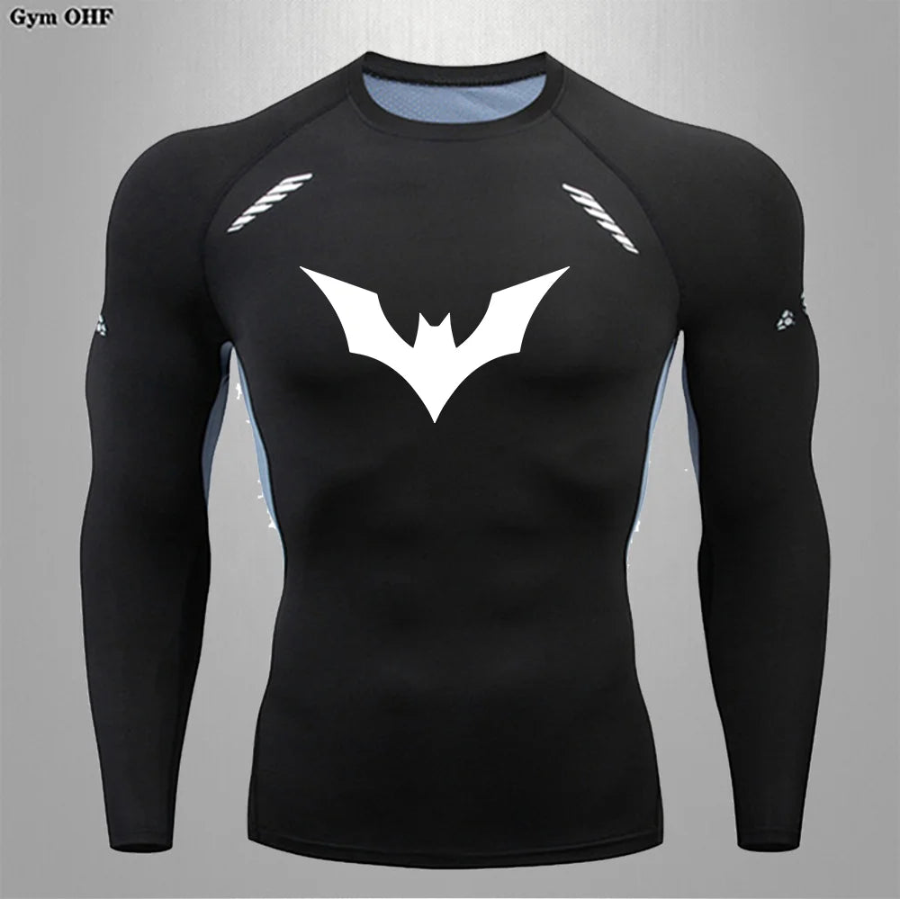 Camiseta Compressão Masculina Spider — Performance e Visual Único