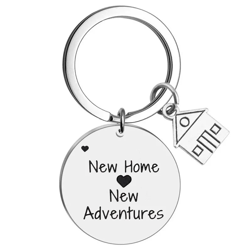 Chaveiro de Aço Inoxidável WonderNest Novo Lar Chá de Casa Nova