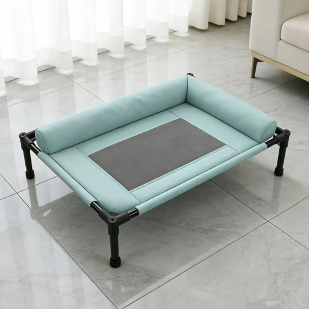 Cama Sofá Respirável para Cachorro, Cama Sofá para Cachorro, Cama Elevada para Cachorro, Removível, Lavável, Fácil de Montar