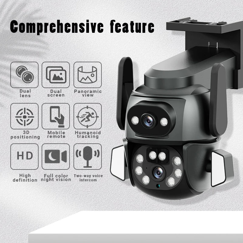 CareCam 4K 8MP - Dual Lens - PTZ Camera Outdoor