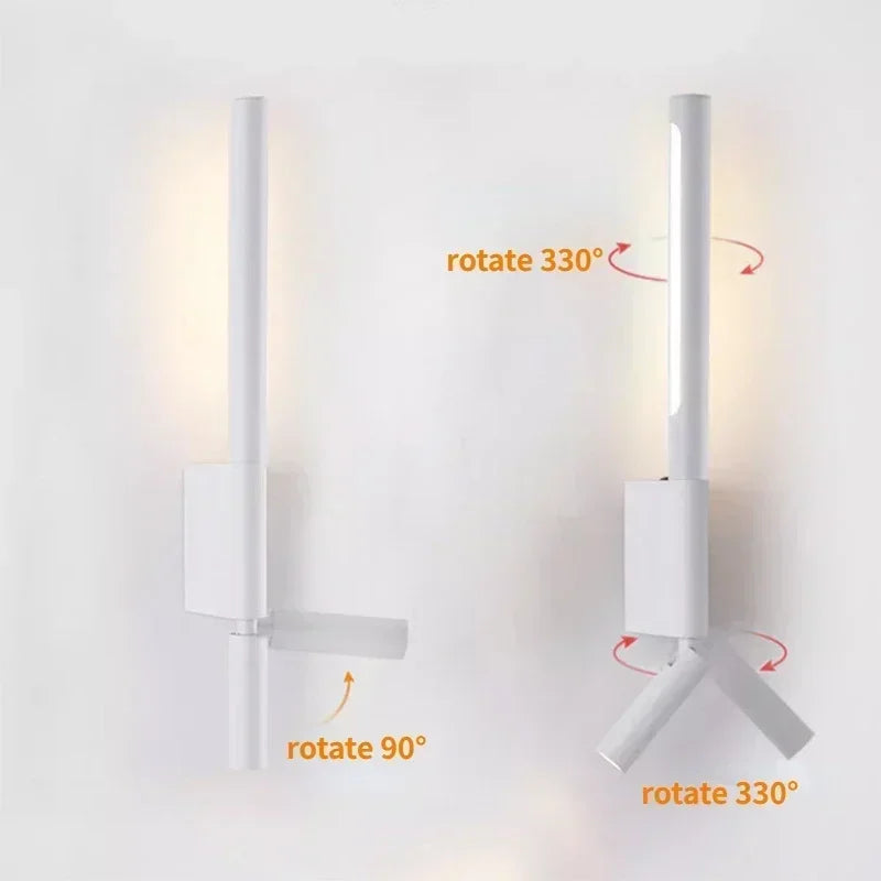 WonderNest Gold Left Wall Sconce 3-Color LED