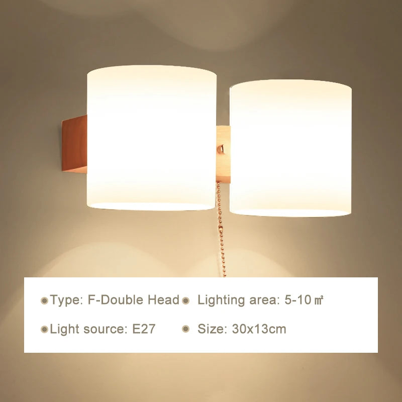 WonderNest Wood Wall Lamp White LED 12W